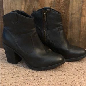 H&M Chunky Leather Boot